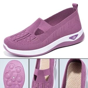 Elegant Mauve Slip-On Sneakers for Women